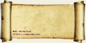 Strahinja Kričak vizit kartica